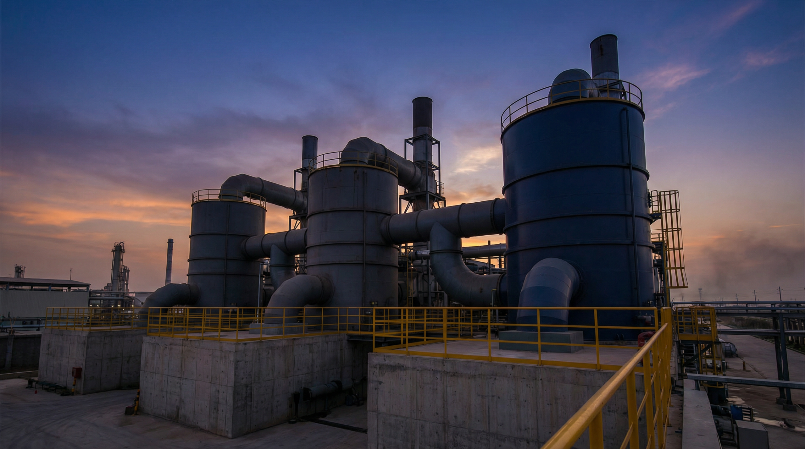 Industrial VOC Abatement System RTO Facility