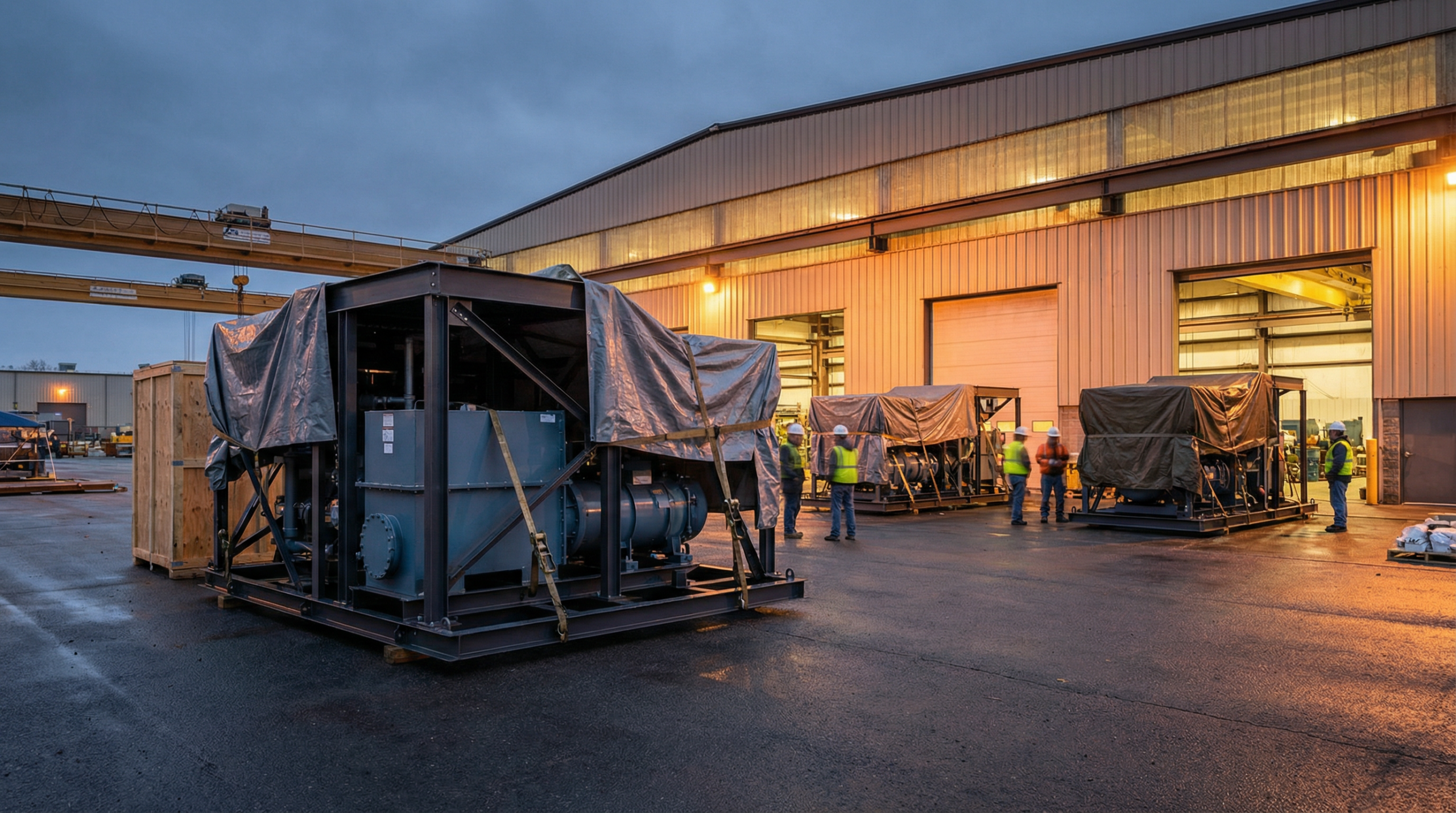 RTO systems ready for export shipment from manufacturing facility