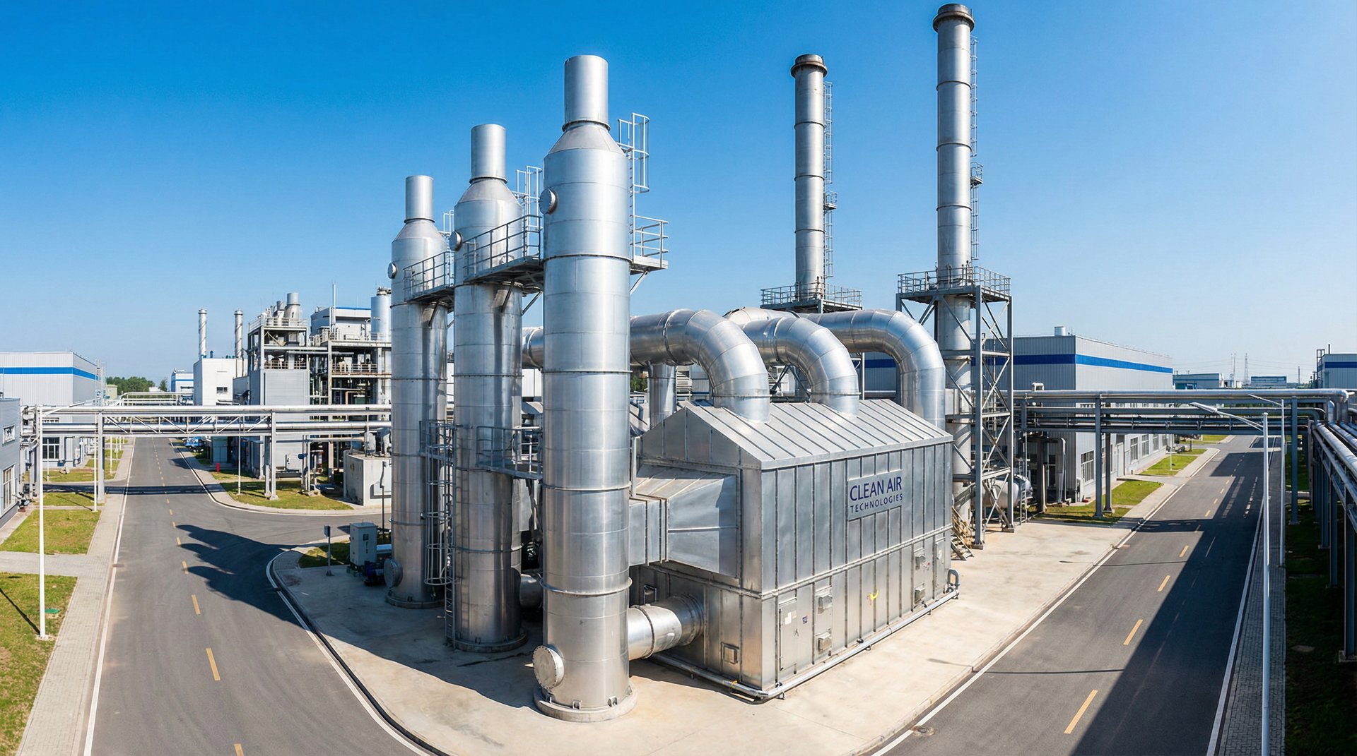 RTO system in an industrial park